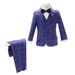 SKCST023 製作兒童西裝套裝款式  花仔 禮服 格仔西裝  五件套 花仔衫 兒童西裝工廠 SKCST023 製作兒童西裝套裝款式  花仔 禮服 格仔西裝  五件套 花仔衫 兒童西裝工廠